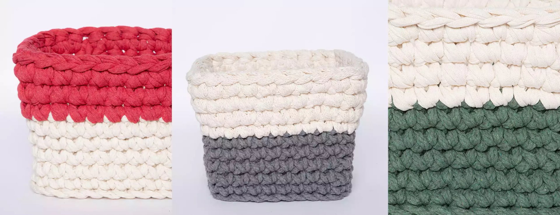 CESTA BICOLOR QUADRADA