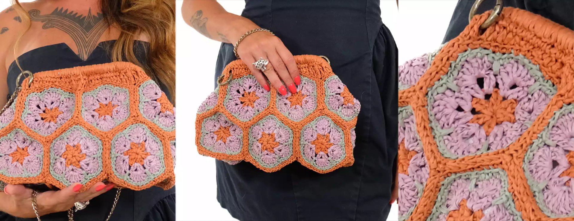 BOLSA FLOR AFRICANA